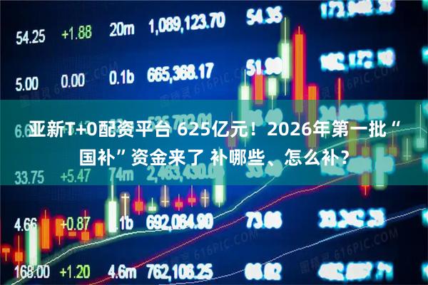 亚新T+0配资平台 625亿元！2026年第一批“国补”资金来了 补哪些、怎么补？